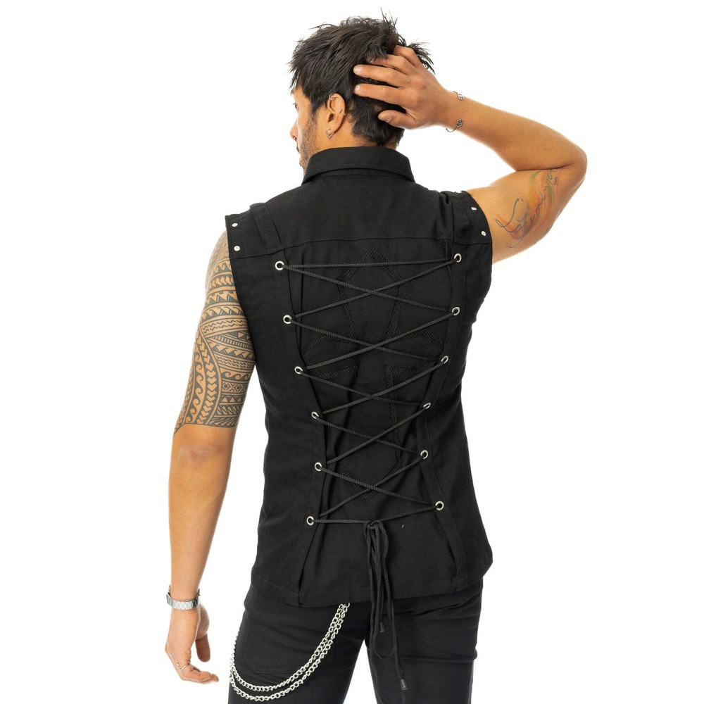 Poizen Industries - Sanctified Sins Mouwloos shirt - Zwart